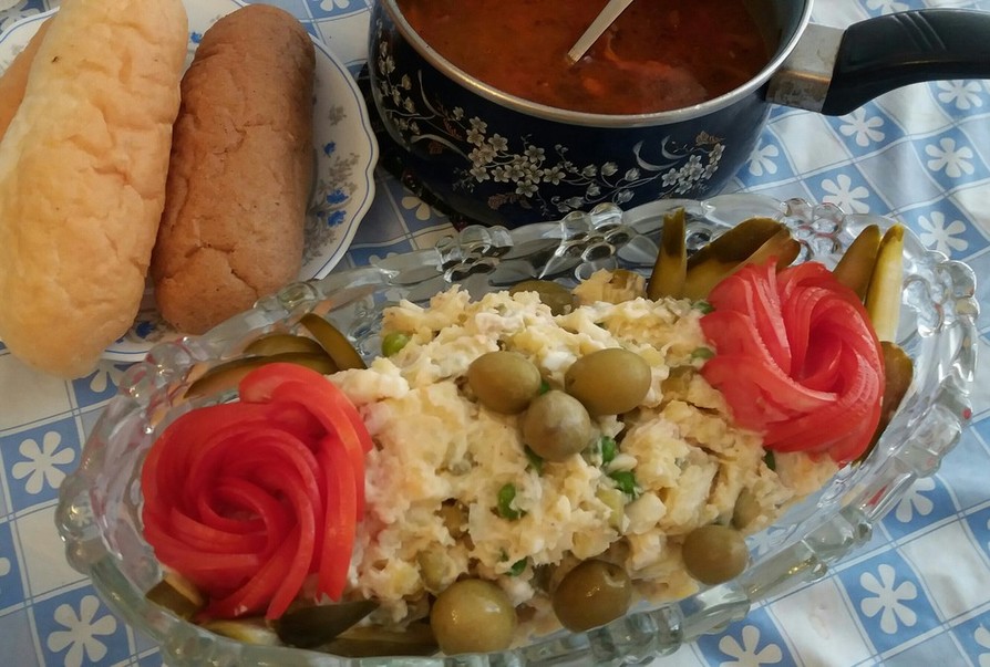 イラン料理 サラダオリビエ☆ポテトサラダの画像