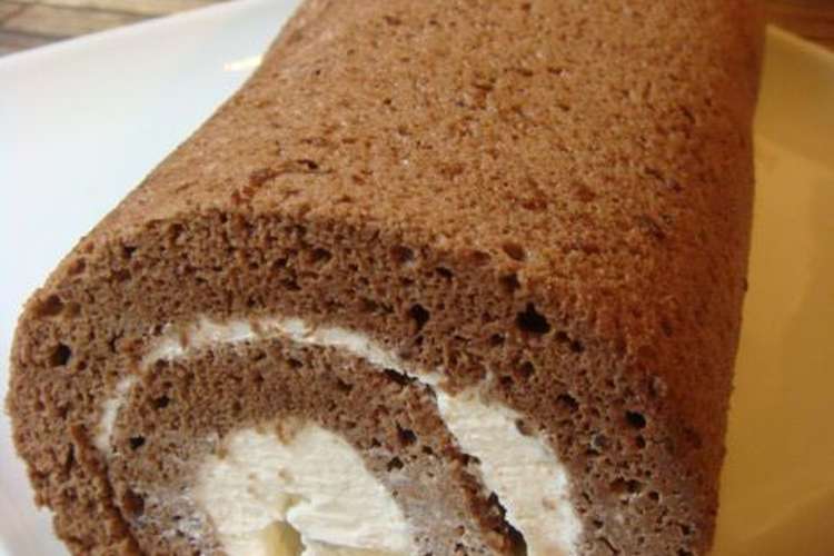 ふわふわ ココアバナナロールケーキ レシピ 作り方 By ぱうぱうきっちん クックパッド 簡単おいしいみんなのレシピが353万品