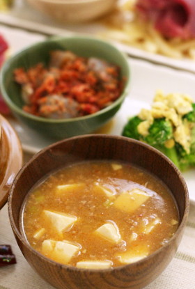 お飲み物風・麻婆豆腐