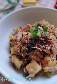 高菜と高野豆腐♡ツナ胡麻炒め