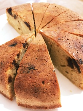 炊飯器で簡単☆米粉のドライフルーツケーキ