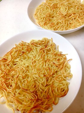 かた焼きそば麺✤カリカリ&ヘルシー版