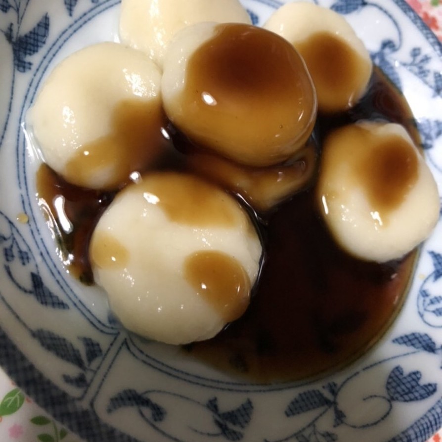 豆腐白玉みたらし団子(小学生食育レシピ)の画像