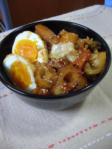 はんぺんの甘辛煮★韓国トッポッキ風煮物の写真