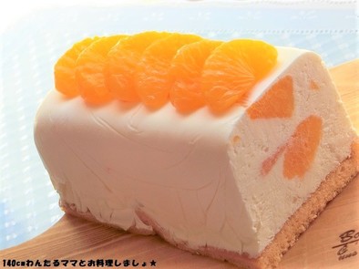 簡単★みかんのアイスチーズケーキの写真