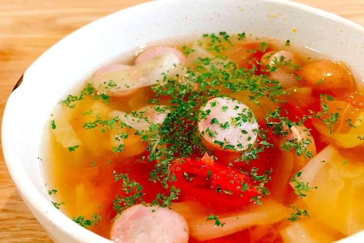 母の味 白だしで作る和風トマトスープ レシピ 作り方 By Mikko6 クックパッド