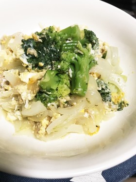 ブロッコリーと玉ねぎのシーチキン炒め