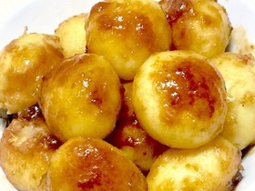 小さいジャガイモの甘辛煮っころがし