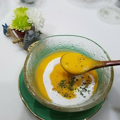 メチャ簡単で美味しいかぼちゃスープの写真