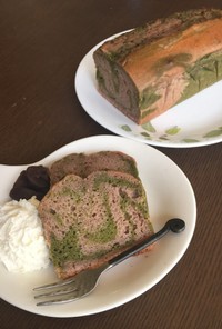 豆腐と黒あんのパウンドケーキ