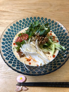 冷やし豆乳坦々麺