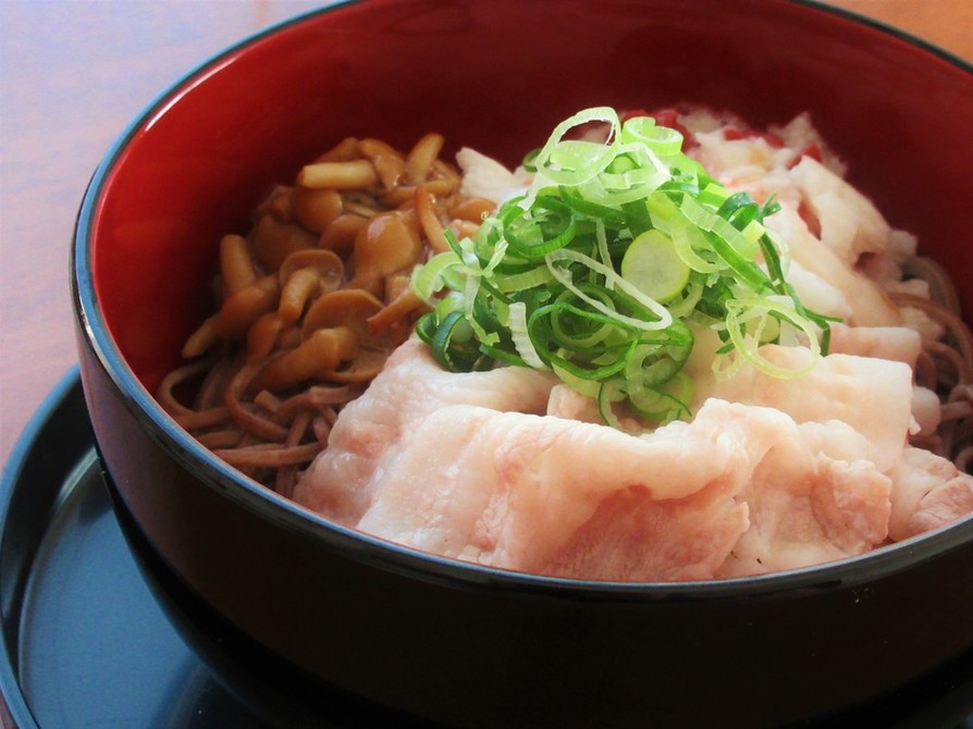 豚しゃぶと長芋と梅干のなめこぶっかけ蕎麦 by ﾋﾟｰさんのﾟｰﾟﾟ 【クックパッド】 簡単おいしいみんなのレシピが370万品... 