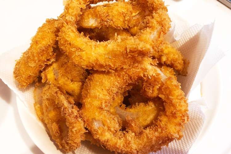 超簡単 サクサクオニオンリング レシピ 作り方 By ことのすけぬぬぬ クックパッド 簡単おいしいみんなのレシピが376万品