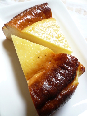 ベイクドチーズケーキ。