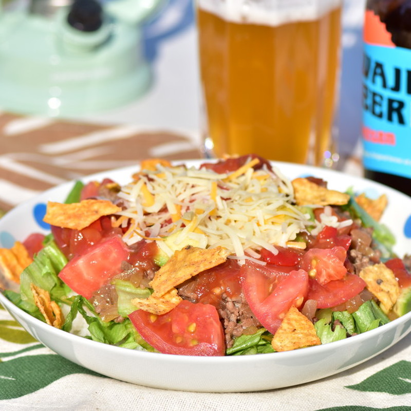 より健康的な7層タコスディップのレシピ