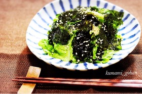 レタスやサンチュで♪簡単チョレギサラダ