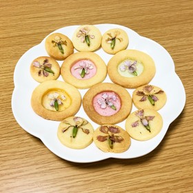 エディブルフラワーのクッキー