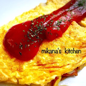 卵もチーズもトロトロ♪♪包まないオムレツ
