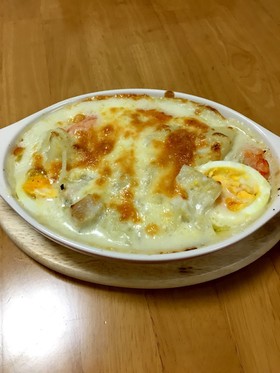 大人の給食☆ポテトエッググラタン