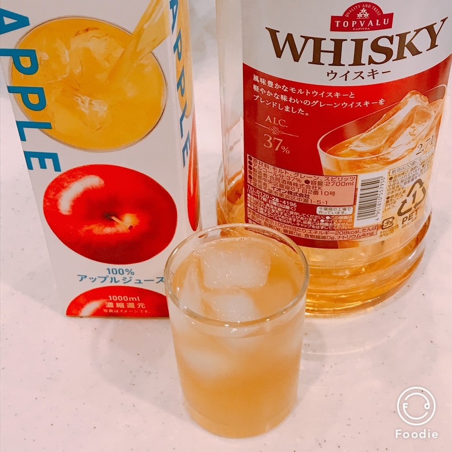 ウイスキーとりんごJでりんごウイスキー！の画像
