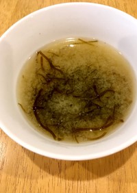 ワンカップ味噌汁(沖縄産生もずく)