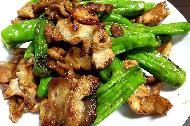 ししとうと豚肉の麺つゆ炒め レシピ 作り方 By Minato クックパッド