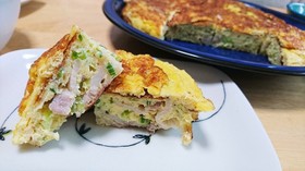 ネギたっぷり!ネギ豚オムレツ≦ФωФ≧