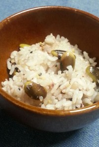 [簡単] 鞍掛豆(くらかけ豆)ご飯