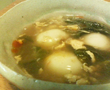ミートローフ団子のスープの画像