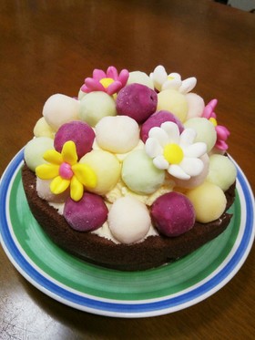 お誕生日や記念日に!カラフルアイスケーキ