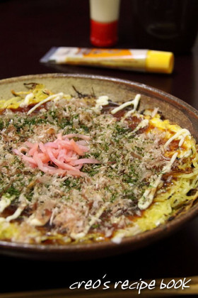 キャベツたっぷり!我が家の広島風お好み焼