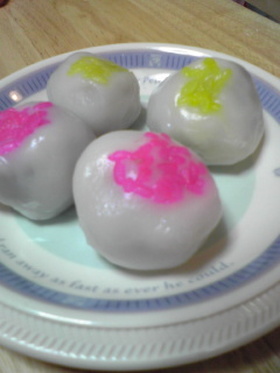 ひな祭りに♡いがまんじゅう