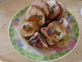 さっぱり梅チキンロール