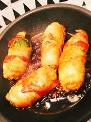 美味しくて超簡単!肉巻きおにぎり!の写真
