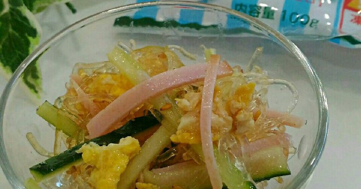 すぐ出来る 海藻麺でプチプチ春雨サラダ風 レシピ 作り方 By Mari クックパッド 簡単おいしいみんなのレシピが358万品