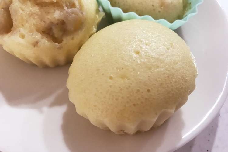 シリコンカップで蒸しパン 離乳食にも レシピ 作り方 By しゃんしゃんきなこ クックパッド 簡単おいしいみんなのレシピが358万品