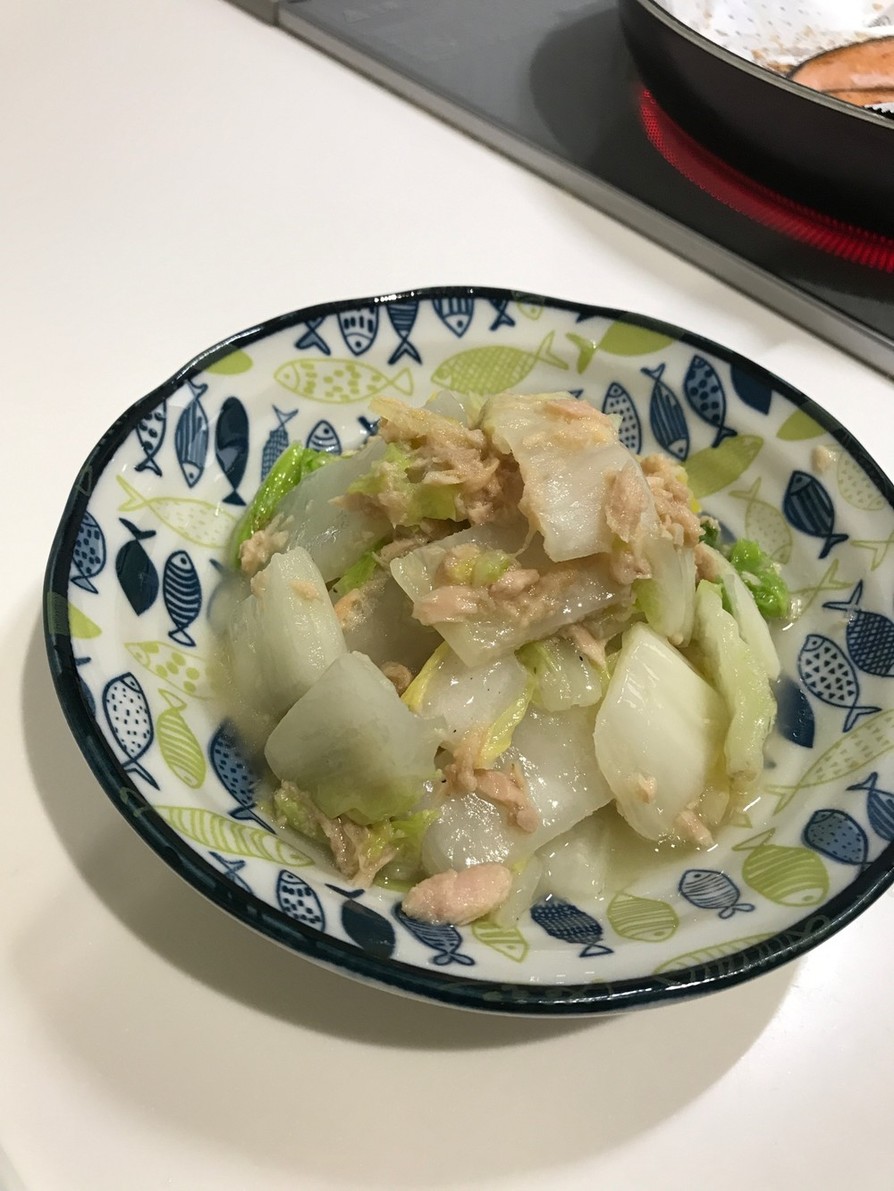 レンチン★白菜とツナの中華和えの画像