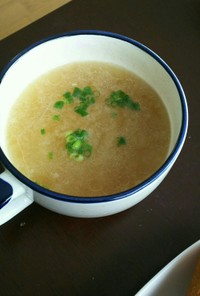 豚肉のゆで汁と茅乃舎の野菜だしのスープ
