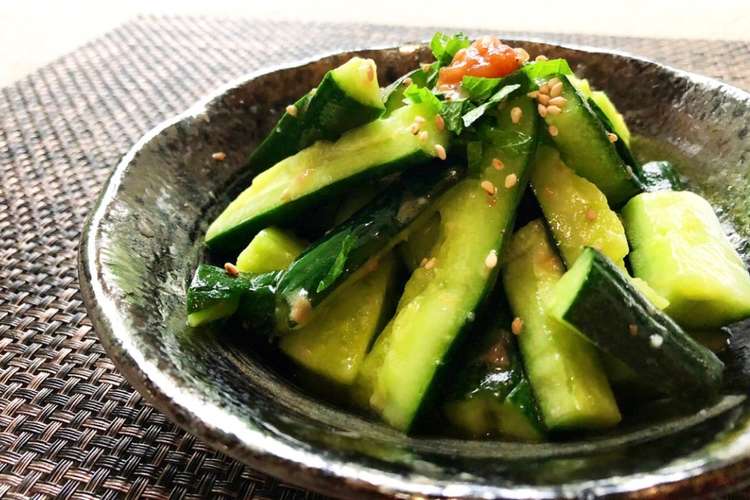 居酒屋風やみつき おつまみ梅塩きゅうり レシピ 作り方 By 優佳様 クックパッド 簡単おいしいみんなのレシピが376万品