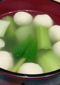 台湾風 魚丸湯スープ