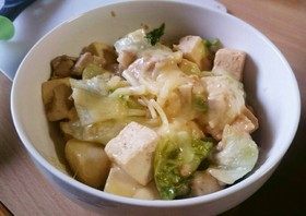 【糖質制限】木綿豆腐と鶏ももの甘煮