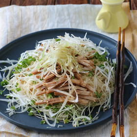 ねぎチャーシュー和えそうめん