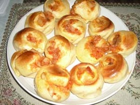 ホームベーカリーで お惣菜パン♪