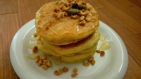 豆腐でカロリーオフ!ふわもちパンケーキ