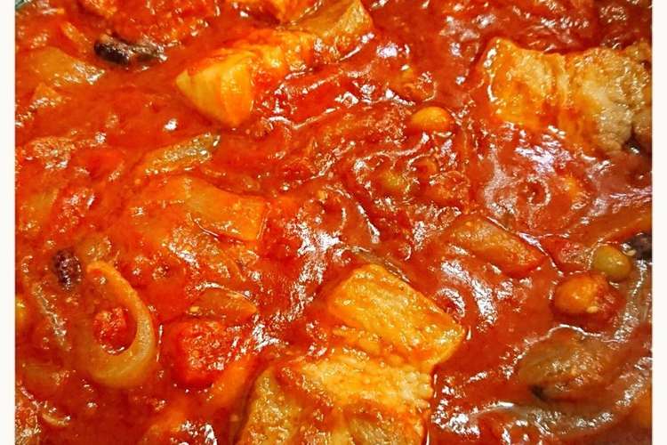 豚バラブロックのトマト煮 レシピ 作り方 By 青進go クックパッド 簡単おいしいみんなのレシピが355万品