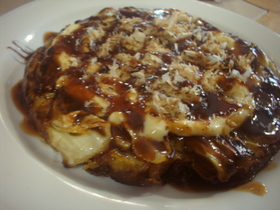 おろしじゃがいものお好み焼き