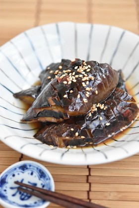 なすの梅醤油和風煮浸し【作り置き】