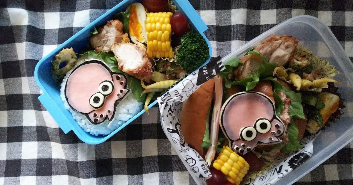 スプラトゥーン 簡単キャラ弁 タコ レシピ 作り方 By いちたママ クックパッド