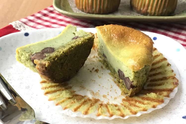 簡単 カップで抹茶チーズケーキ レシピ 作り方 By 小豆ん子 クックパッド 簡単おいしいみんなのレシピが353万品