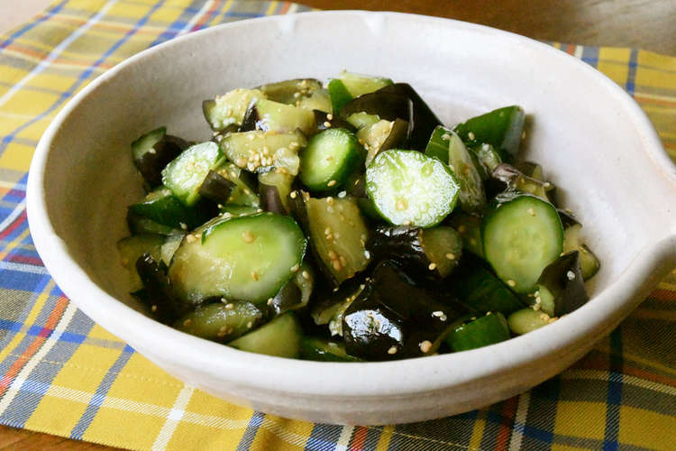なすときゅうりのごま油和え レシピ 作り方 By シナコお料理ラボ クックパッド 簡単おいしいみんなのレシピが359万品